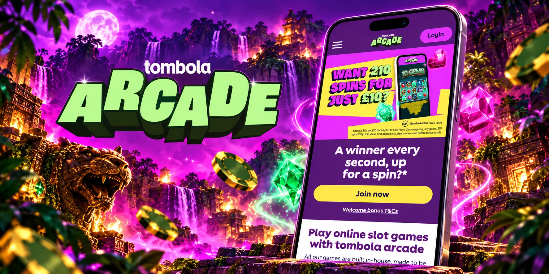Tombola Casino App-schermafbeelding